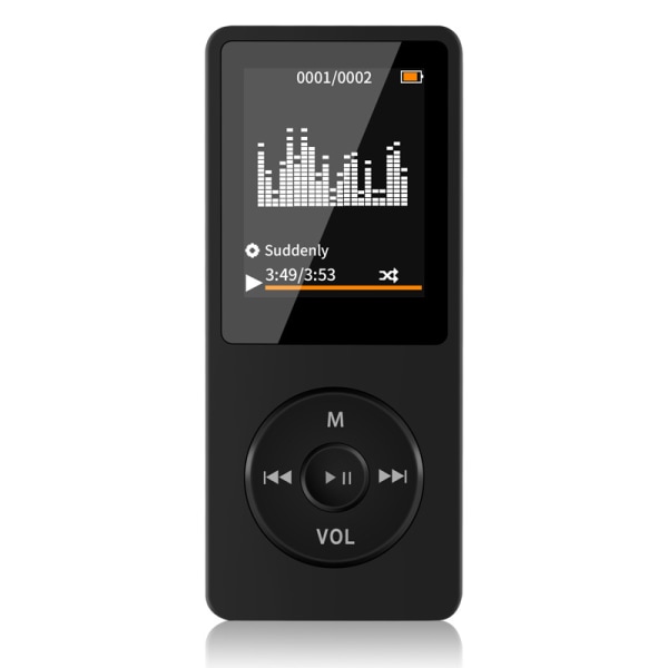 MP3 bluetooth sports musikkspiller mini walkman, 8G kort