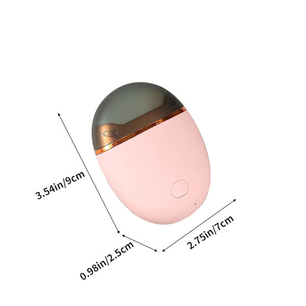Klipp dina naglar enkelt med den automatiska elektriska nagelklipparen - snabb, klämfri och nagelfilningsfunktion Pink Free Size