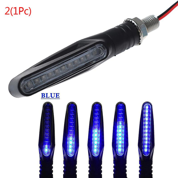 1/2 stk. Universal 12v LED Motorcykel Auto Bil Blinklys Indikator Lys Flydende Vand Blinklys Blinkende Indikatorlys 1pcs