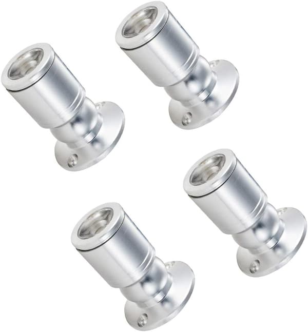 Mini upotetut kohdevalot vitriinille, LED-minikohdevalot, kattoon pinta-asennettava kohdevalo 1 W LED