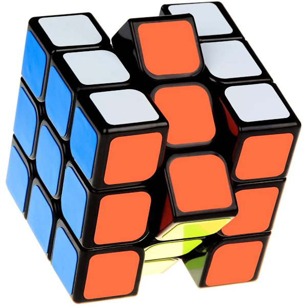 Magisk kube 3x3, Original Speed Magic Cube, Profesjonell rask hjernepuslespill, Glatt 3D puslespill leketøy for alle aldre