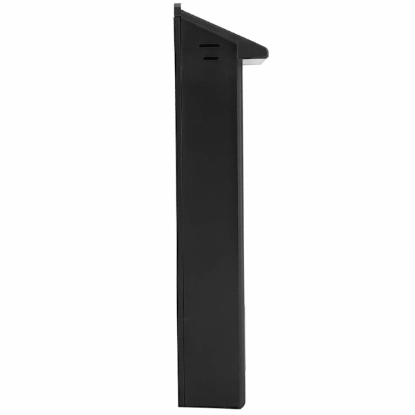 Digitalt termometer for innendørs og utendørs, vanntett trådløst veggmontert utendørstermometer, -20 til +50 °C, svart