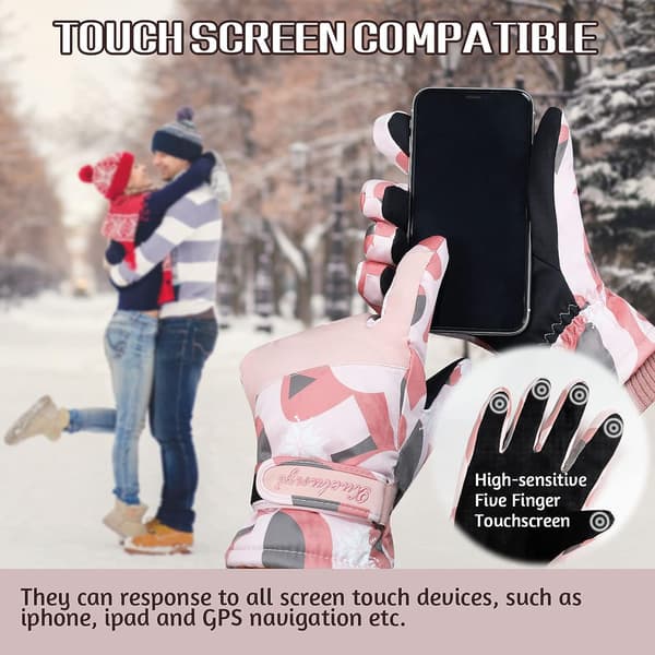 Touchscreen Handsker Cykling Kvinder Vinter Varme Ski Kold Beskyttelse