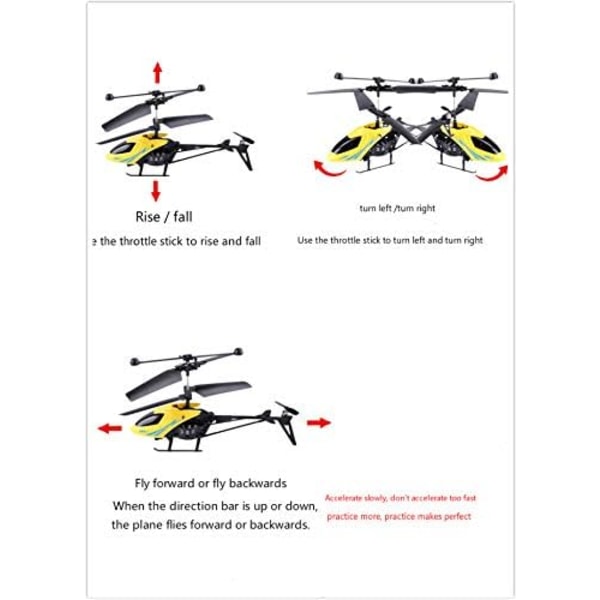 RC Helikopter, fjärrstyrd helikopter med gyro och LED 3,5 kanaler Mini leksakshelikopter med fjärrkontroll för barn och vuxna