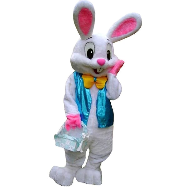 Påske Kanin Bunny Kanin Maskot Kostyme Voksen Størrelse Fancy Dress Halloween
