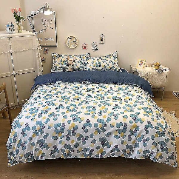 3/4-delat set Kawaii Snoopy tecknad bomullstäcke överdrag lakan örngott Anime bekväm mjuk hushållssängkläder artikel gåvor 3piece set 150x200cm guangying