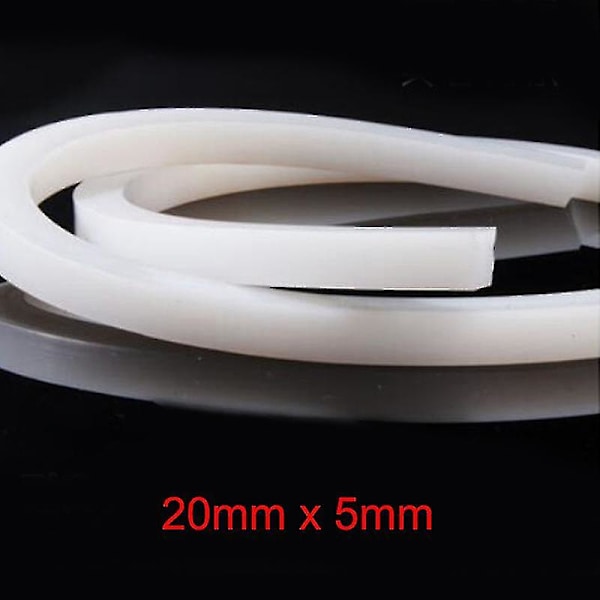 5mm X 5mm/10mm/15mm/20mm/30mm Korkean lämpötilan kestävä silikoniset tiivistysnauha 5x30mm