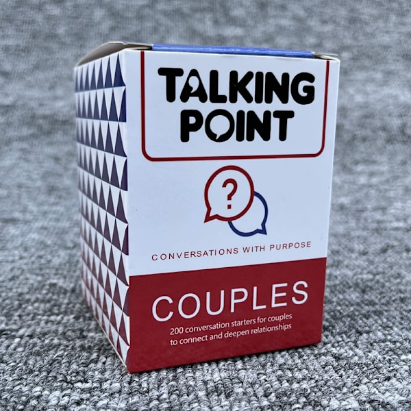 Engelsk datingspill for voksne for par, morsomme spillkort for intime forhold Talking point (couple version)