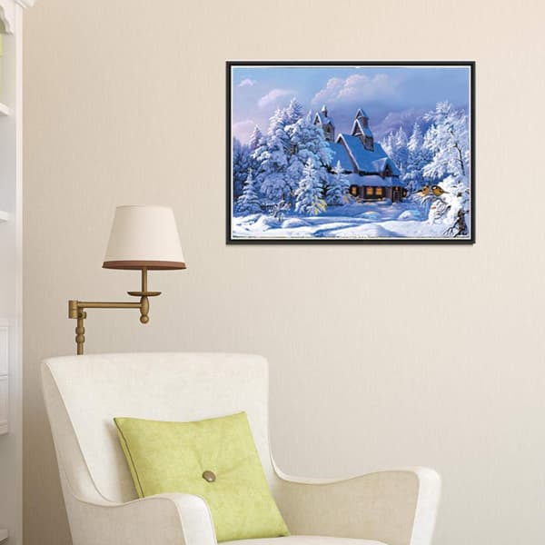 5D Timanttimaalaus Iglu Timanttimaalaus DIY Kirjontakoriste
