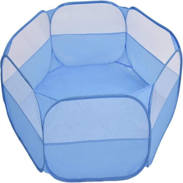 Vikbar Lekhage för Smådjur Bur Tält Bärbar Hamster Lekhage Marsvin Lekhage Pop Up Träningsstaket för Hund Katt Kaniner Hamster