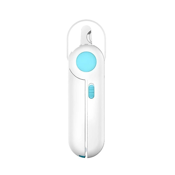 Kløvernclipper for kjæledyr med LED-lys, sikker kattekløvernclipper, maskin i rustfritt stål, neglesaks Blue