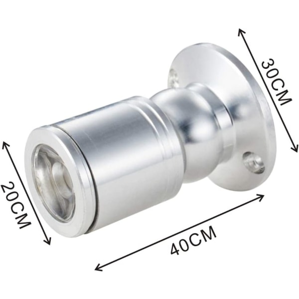 Mini indbyggede spotlights til udstilling, LED mini spotlights, loftmonteret spotlight 1 W LED