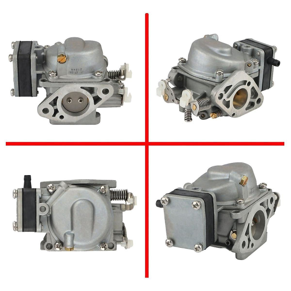 Motorförgasare för Tohatsu utombordare 9,8/8 hk 2-takts båtmotor Silver