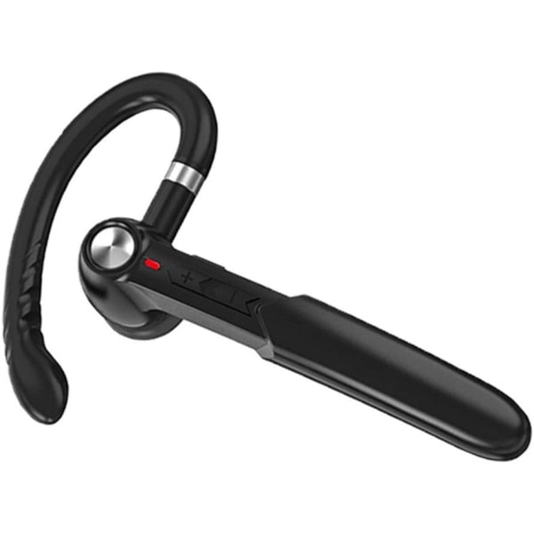 Enkel Bluetooth-headset med roterbar öronkrok, trådlöst headset för affärer, handsfree-headset, lång standby-tid, svart