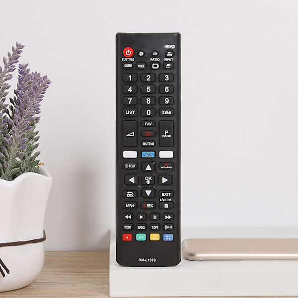Universal TV-fjärrkontroll för LG RM-L1379 3D/för Amazon/Netflix för hemmabio