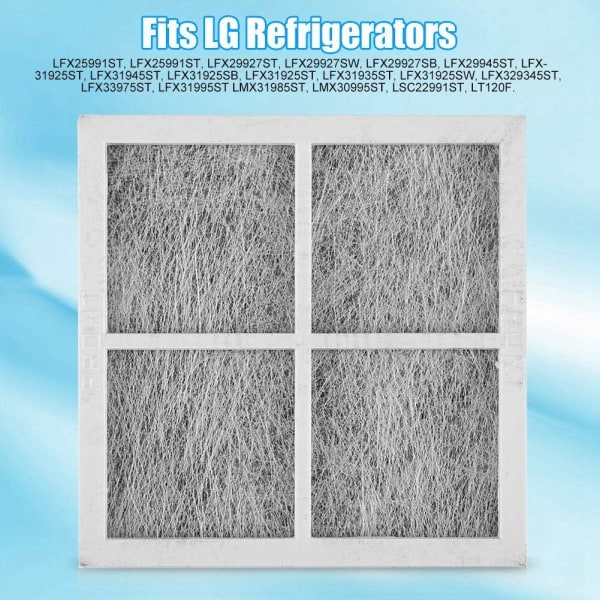 3 stk. Erstatningsluftfilter for LG LT120F Kenmore Elite 469918 Kjøleskap Fryser Fresh Flow Kjøleskapsfilter