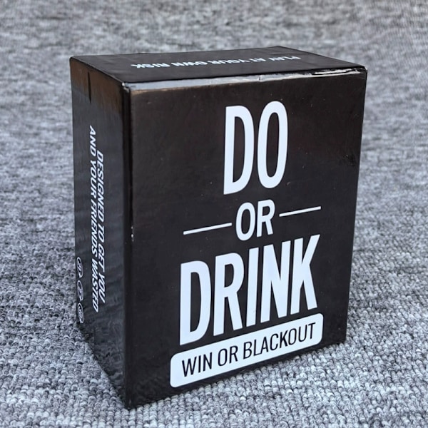 Do or Drink Drikkekortspil for Voksne Sjovt Polterabendspil Et Must-Have til Festaftenen do or drink