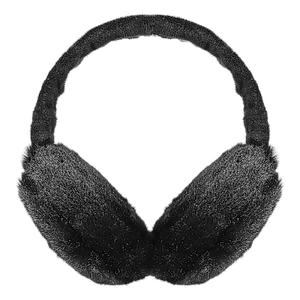 Öronmuff Vinter Plysch Öronskydd Huvudbonad Utomhus Öronvärmare Accessoar för Kvinnor Flickor Vinter (Svart)
