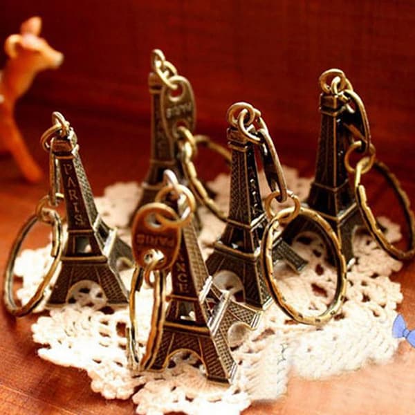 Avaimenperä Matkamuisto Pariisi Eiffel-torni Avaimenperä Avaimenperä Auton Tyylittely