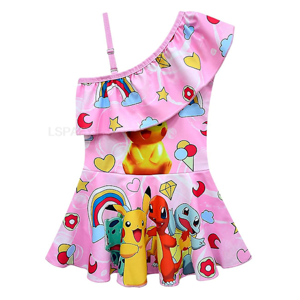 Tegneserie Piger Badetøj Pikachu Piger Badetøj To Stykker Børn Bikini Sæt Børn Badetøj Svømmedragt 203283 Size 110