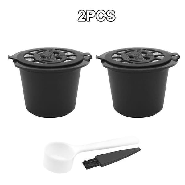 (NY) Gjenbrukbart kaffefilter for kaffemaskin, påfyllbar kopp, tom kaffe