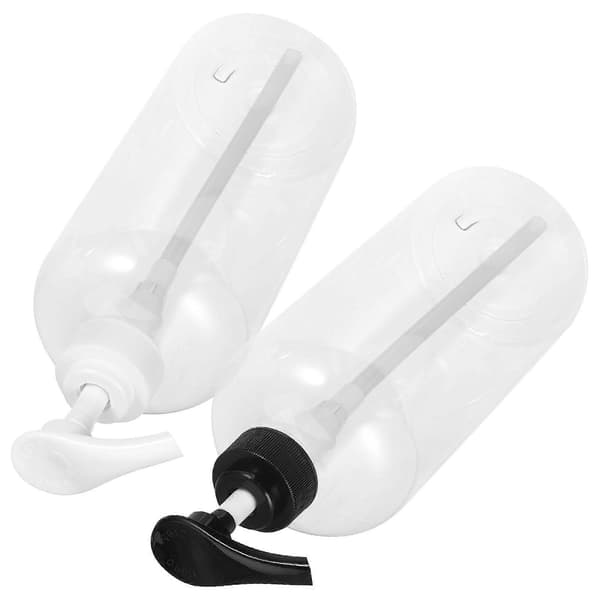2 st klar tvålpump med pump plast handtvålpump tvålpumpflaskor 1000ml