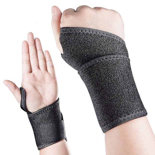 1 Par Justerbara Atletiska Handledsbandage För Män & Kvinnor, Viktträning