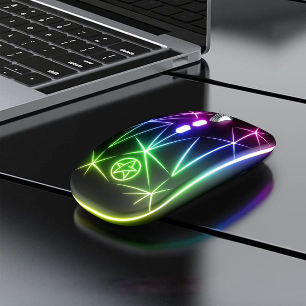 Wireless Mouse 2.4G Trådløs optisk mus med USB nano-modtager