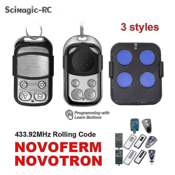 Novoferm Novotron 502 Max43-2 504 Max43-4 512 Mix 43-2 Garagien oviavaimen Mtr43-2 Mchs43-2 Mnhs433-02 Mnhs433-04 Uusi