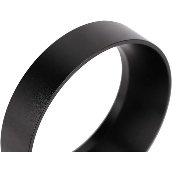 Doseringringe i Aluminium til Kaffe Pulver Doseringringe Tragt med Magnetisk Udskiftning Kaffe Maskine Tilbehør Sort (51MM/54MM/58MM)