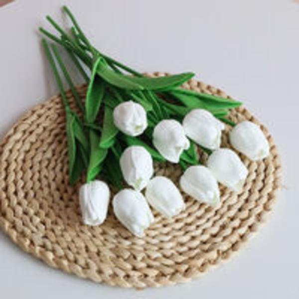 Simuleringsblomma tulpan konstgjord blomma latexmaterial realistisk touch bröllop rum familj hotell fest inomhus studie DIY dekoration