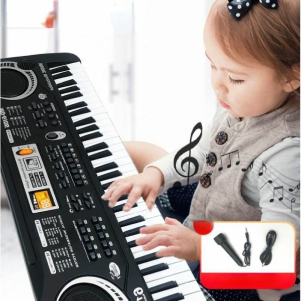 Elektroniskt piano elektronisk klaviatur digitalpiano 61 tangenter elektronisk piano nybörjarklaviatur piano leksak barn