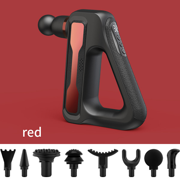Älykäs fascia-kuntolaite lihasten sähköinen hierontalaite fascia-instrumentti pieni mini-hieronta red