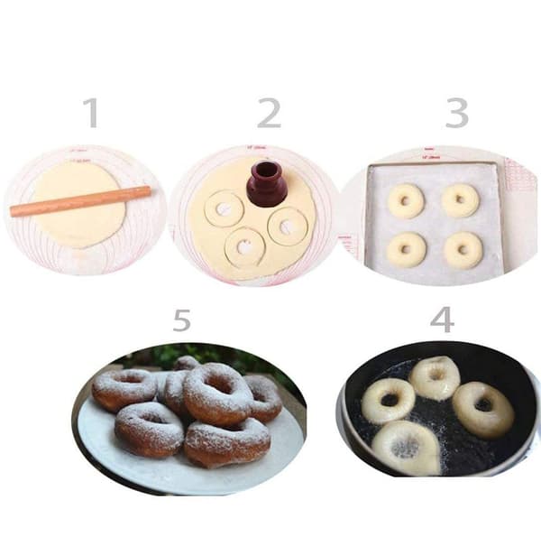 Kakaform DIY Donutform Dessertbröd Skärare Form Kökstillbehör