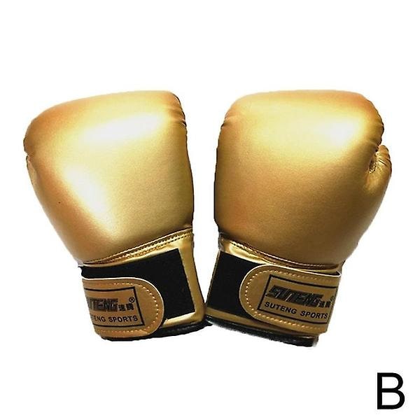 Pure Color Barnboxningshandskar Sandafighting Punching Bag Boxningshandskar gold