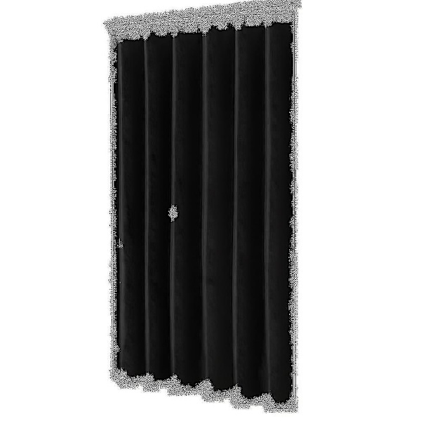 Vattentät Duschdraperi Badrumsduschdraperi Foder Black 200x180cm