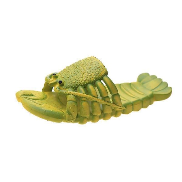 Fisk Hummer Klip Klappere - De Originale Fiskeslippers Lobster Green Size 34-35
