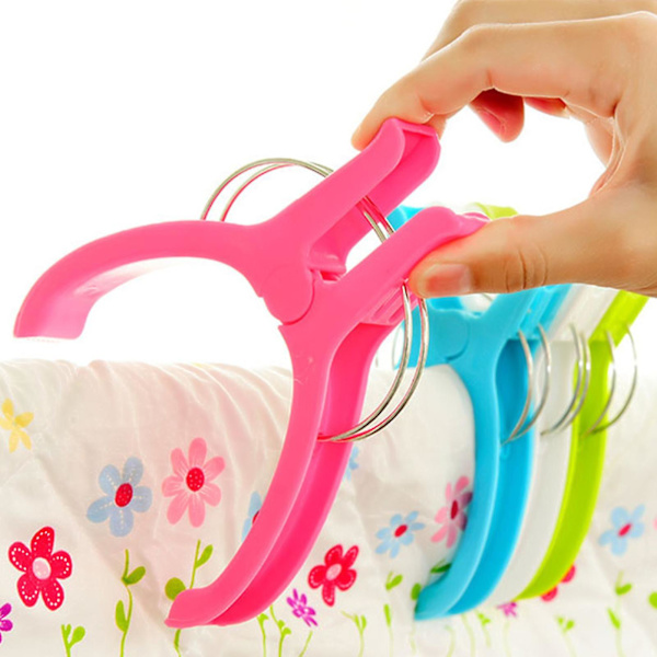 8 stk klesklyper Ergonomiske gjenbrukbare plast universelle klesklyper klesklyper husholdningsartikler