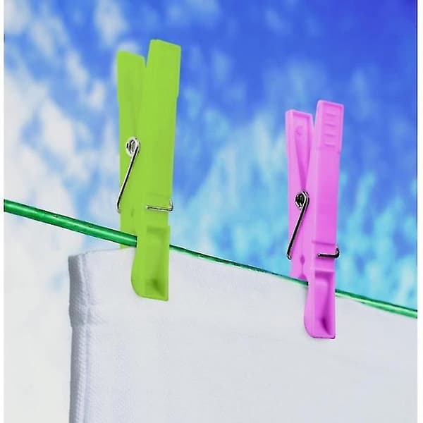 SupaHome Plastik Tøjepinde (Pakke med 24)