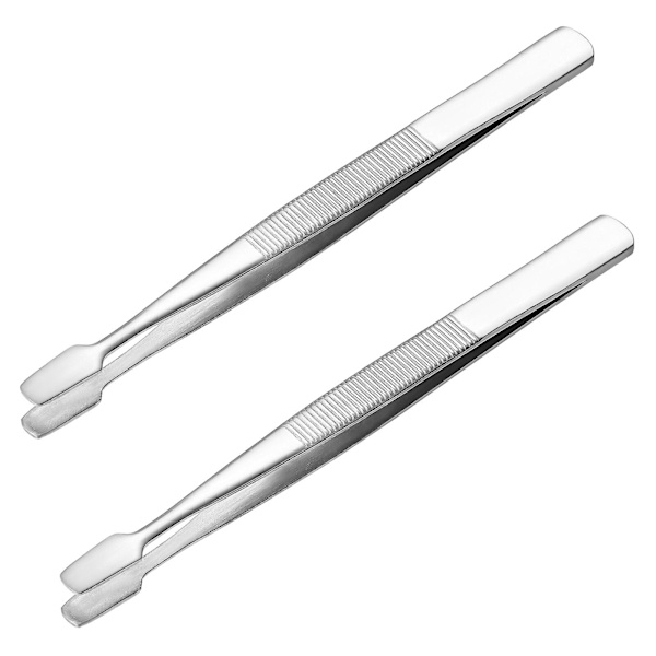2 stämpeltänger för frimärkssamling, filateli, samlare (silver) Silver