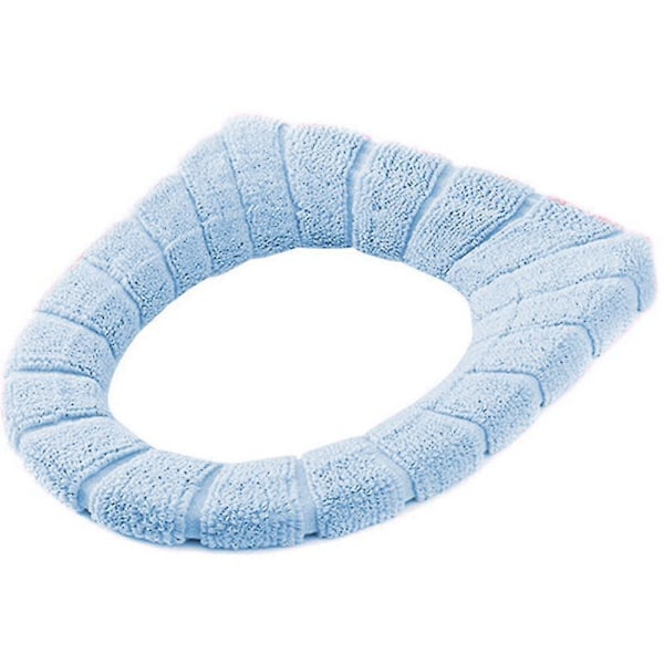 4 stycken Toalettlock Uppvärmda Toalettlock Värmare Toalettlockskydd Blue