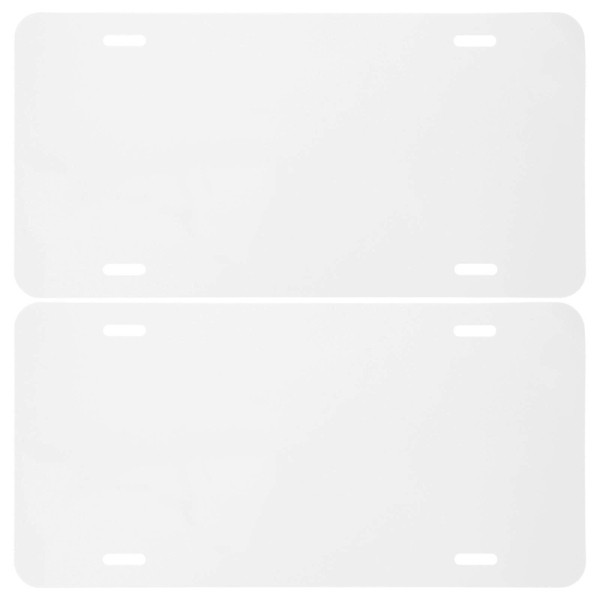 2 st Sublimeringsskylt Blank Skylt Värme Termisk Överföring Aluminiumplattor