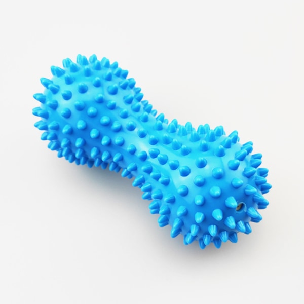 2 stykker fodrulle pindsvin massagekugle pindsvinebold fodmassagerulle til armmuskel fodsmertelindring afslapning (blå)