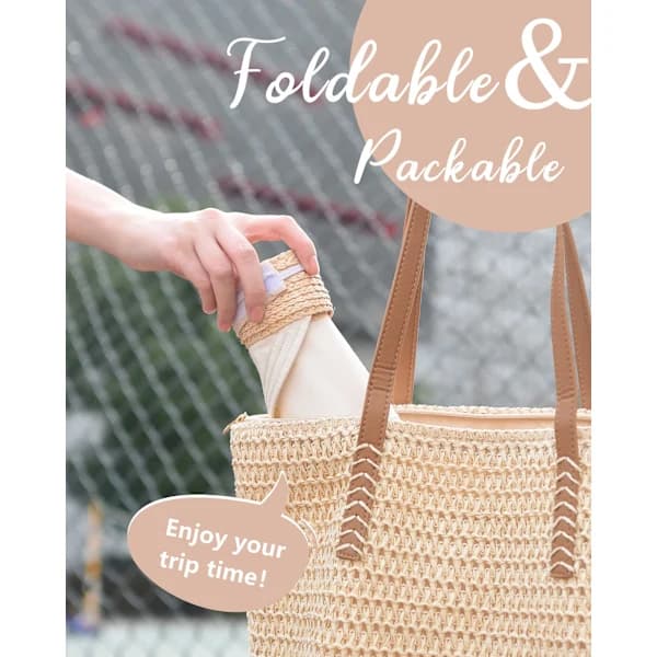 Solhat til kvinder, solbeskyttelseshat, foldbar solhat, sommerstrand solhat, foldbar oprullet hestehalehat