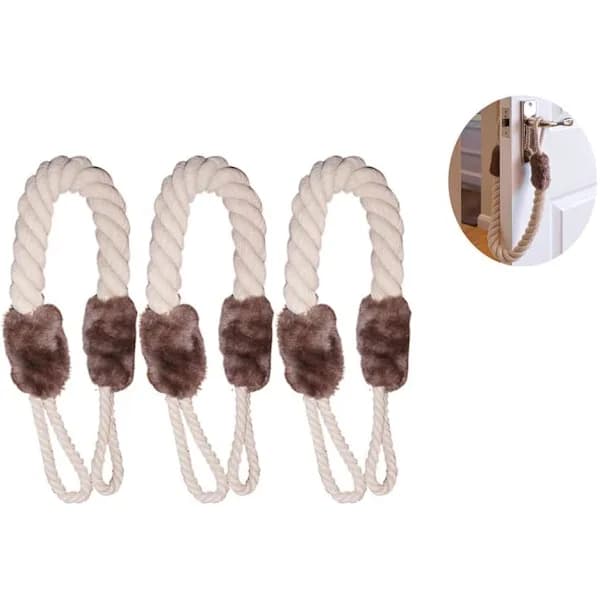 Dørstopper reb, dørstopper ring, sikkerhedsfingerklemme