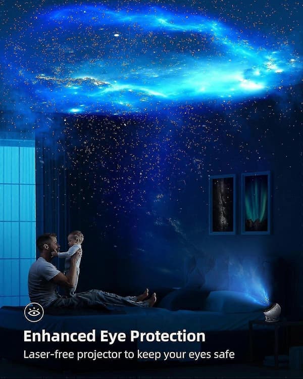 13-i-1 Planetarium Galaxy Projektor, 8k Stjärnprojektor med Timer, Nebula Stjärn Nattlek för Barn