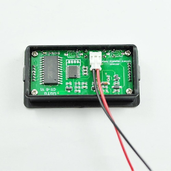 12V/24V/36V/48V Bly-syre Batteri og Lithium Batteri Kapacitetstester Voltmeter LCD Skærm (Grøn)