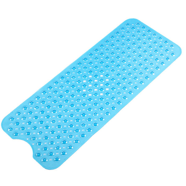 Halkfri Badmatta Extra Lång Halkfri Badmatta Bad Transparent blue