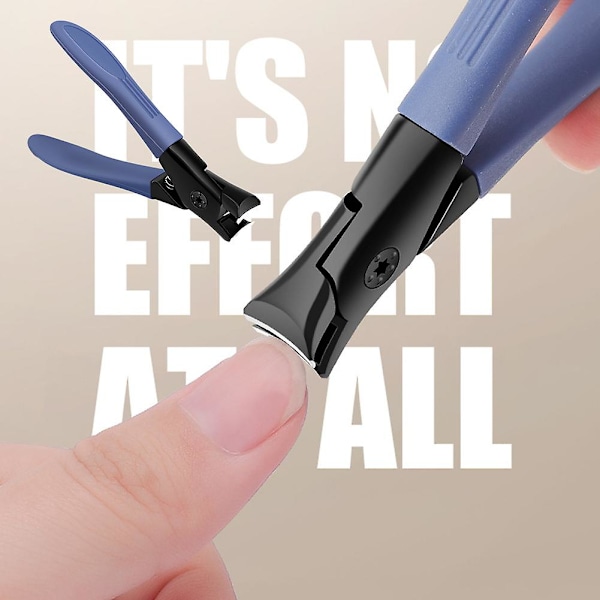 Stora Nagelklippare för Tjocka Naglar, Robust, Stänksäker, Halksäker Nagelklippningsverktyg Blue