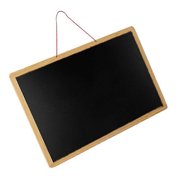 1 stk. dobbeltsidet tavle whiteboard praktisk træ skrivekridttavle